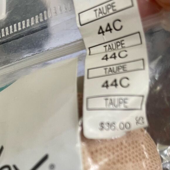 Playtex 18 hr new super soft cool & breathable 4 way support bra 4690 44C taupe - Picture 5 of 7